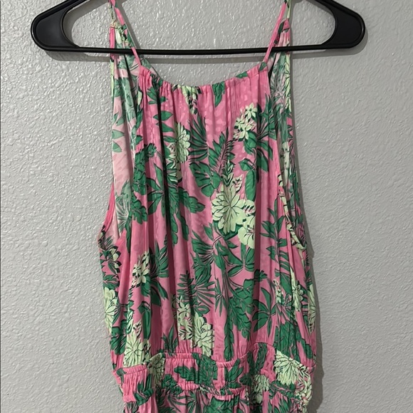 LOFT Green and Blue Halter Maxi Sundress - Picture 3 of 11